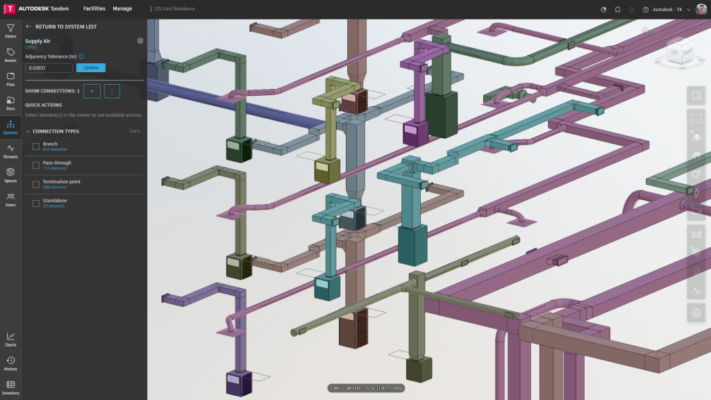 Systems feature - Autodesk Tandem